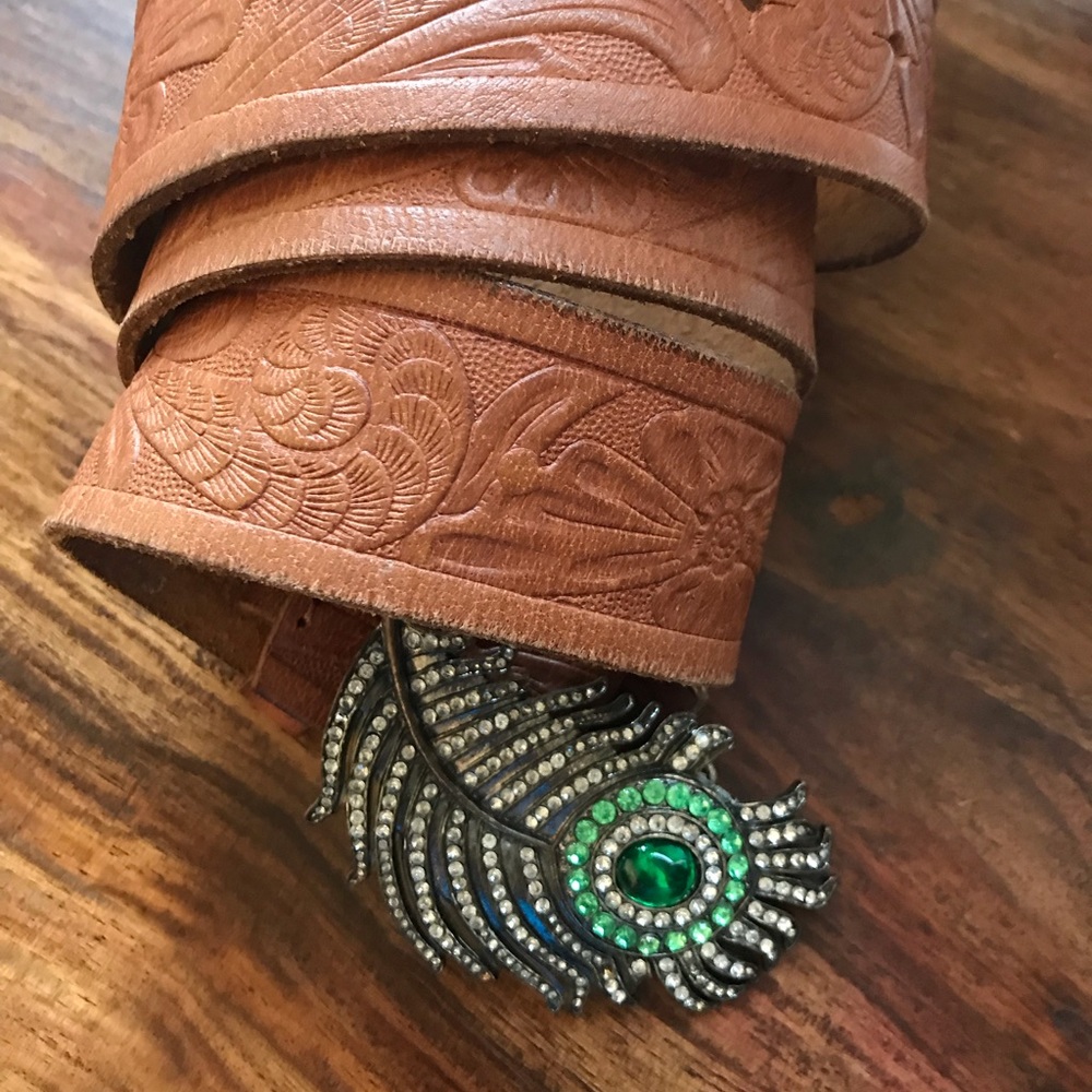 Leather belt